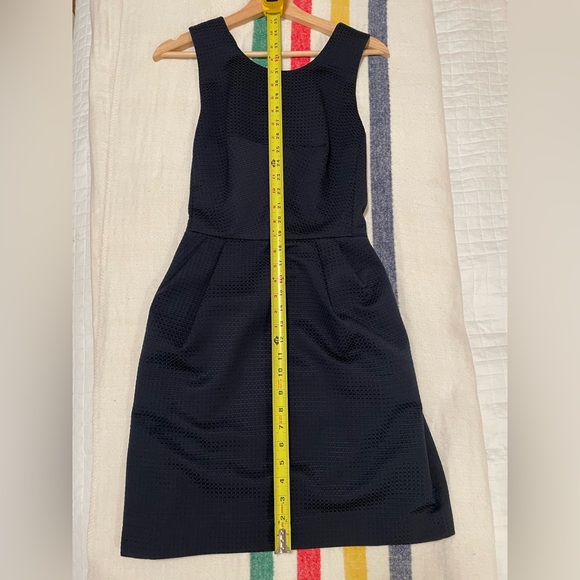 Navy Blue Club Monaco Cross Back Party Dress - Picture 10 of 12